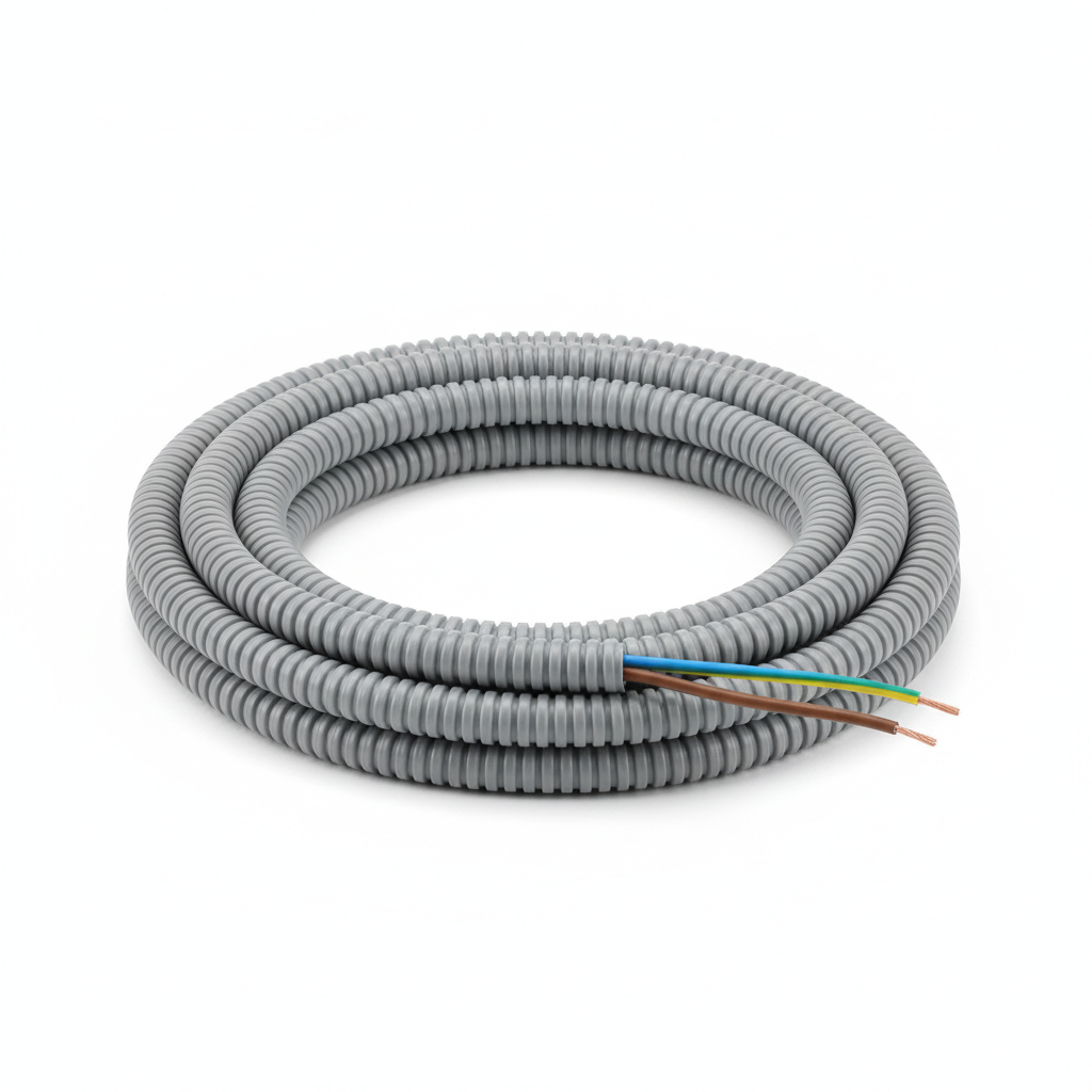 ELFLEX - Elflex voorbedrade buis 16mm grijs + installatie VOB 3G2,5mm² - ELFLEX3G2,5 R 100